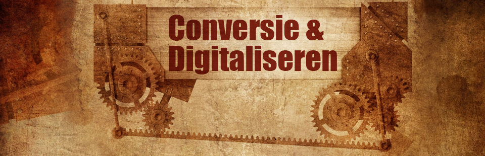 Bestandsconversie en digitalisering